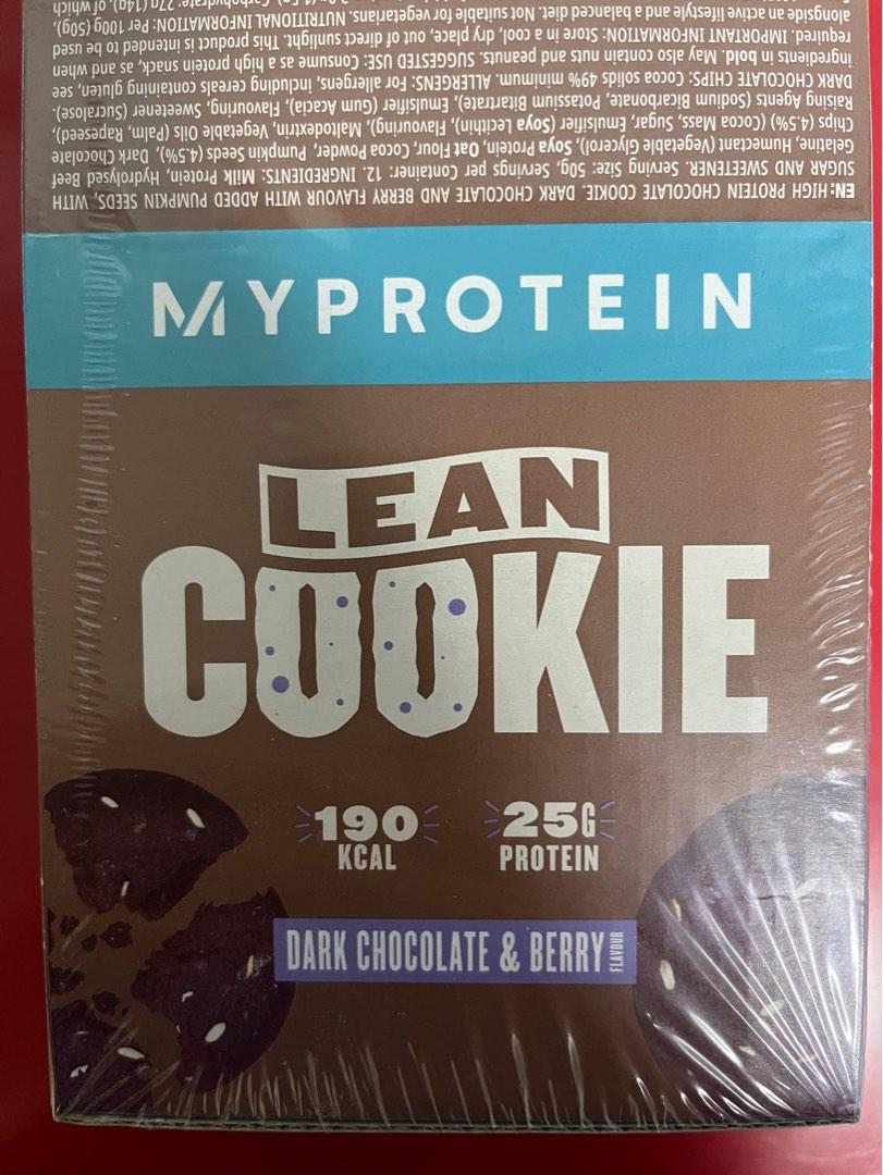 Lean Box Cookies MyProtein Lean Cookies & Baked Cookies, Health & Nutrition, Health ...