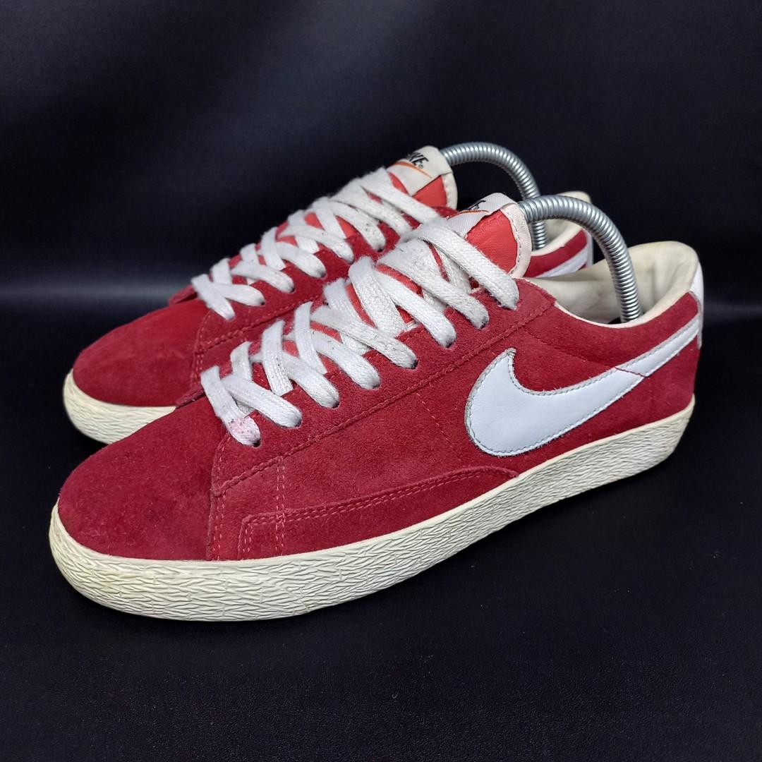 Nike blazer low prm vintage suede red outlet