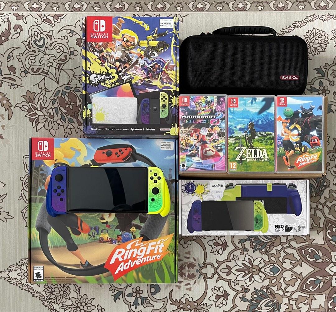 Nintendo Switch Oled Splatoon Video Gaming Video Game Consoles