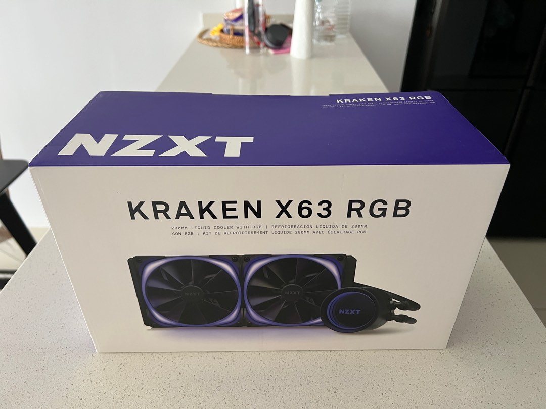 NZXT KRAKEN X63 RGB (280mm) AIO, Computers & Tech, Parts & Accessories