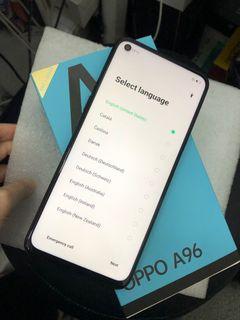 OPPO A96 8+256GB BLACK DEMO UNIT WITH BOX RM366 X 3 MONTH ATOME OR PAY LATER
