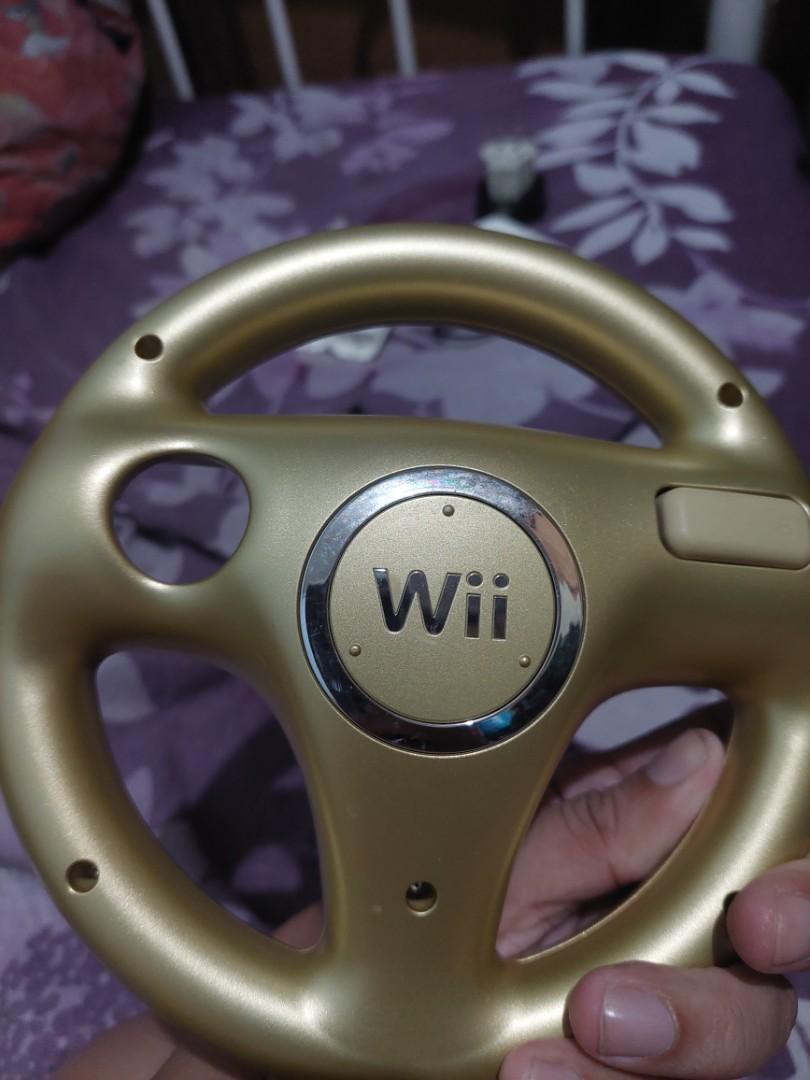 Original nintendo Wii steering wheel rare, Video Gaming, Gaming