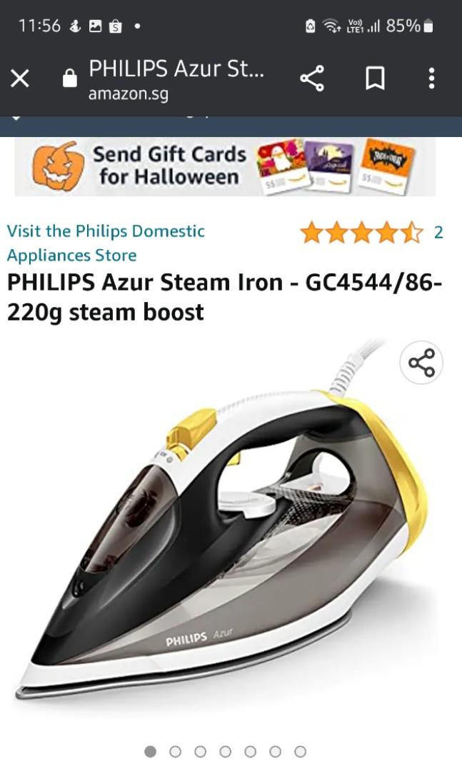 amazon philips azur steam iron