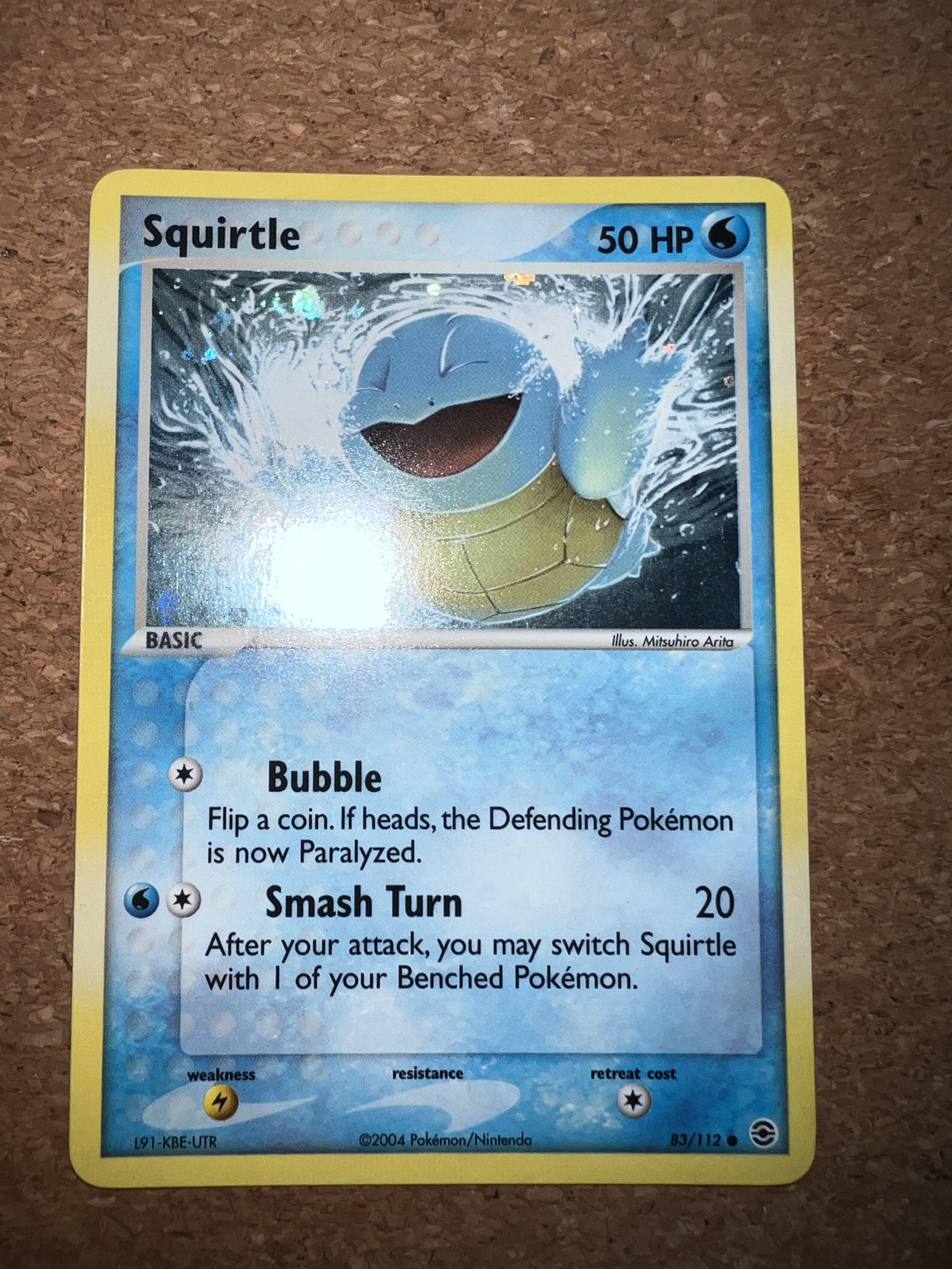 squirtle pokemon card