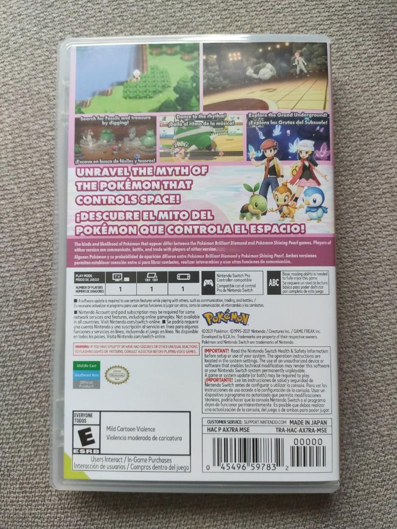 Pokemon Shining Pearl Nintendo Switch, Video Gaming, Video Games