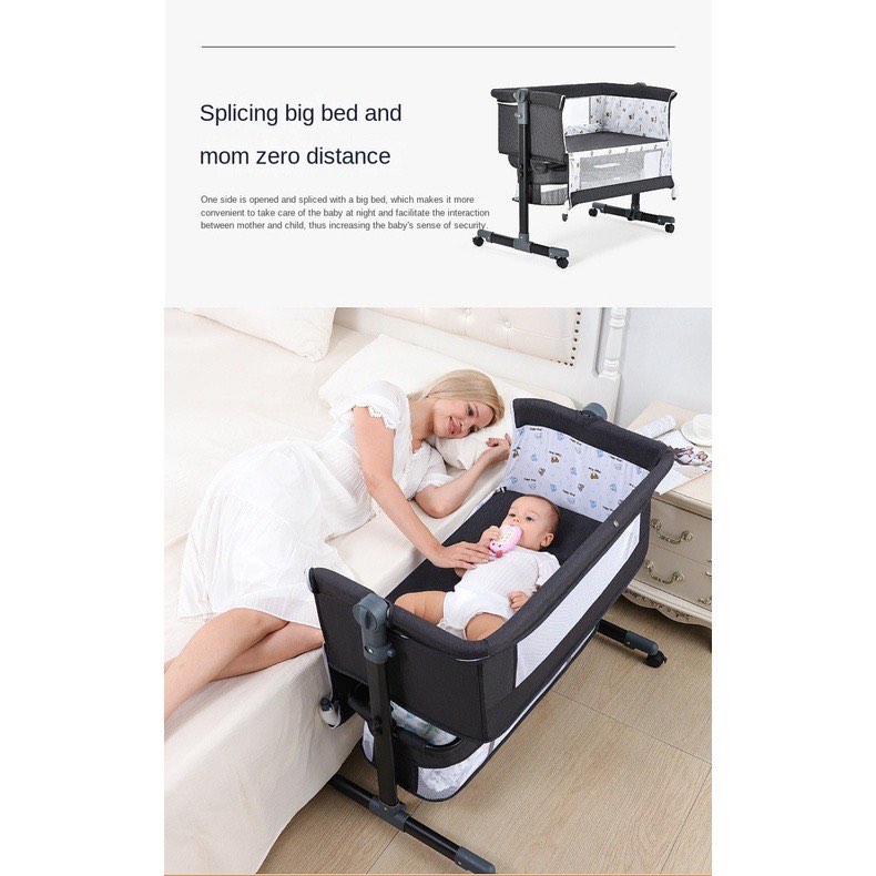 Portable baby cot, Babies & Kids, Baby Nursery & Kids Furniture, Cots & Cribs on Carousell