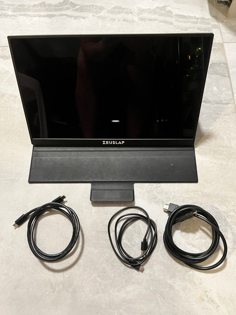 Portable monitor 15.6 inch Zeuslap, Computers & Tech, Parts & Accessories, Monitor Screens on