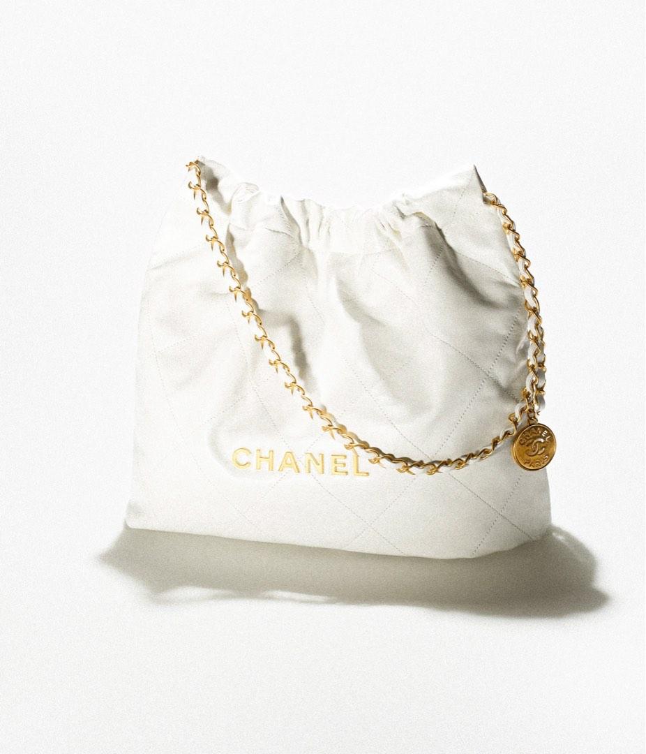 Chanel Large 22 White Bag GHW – PH Luxury Consignment