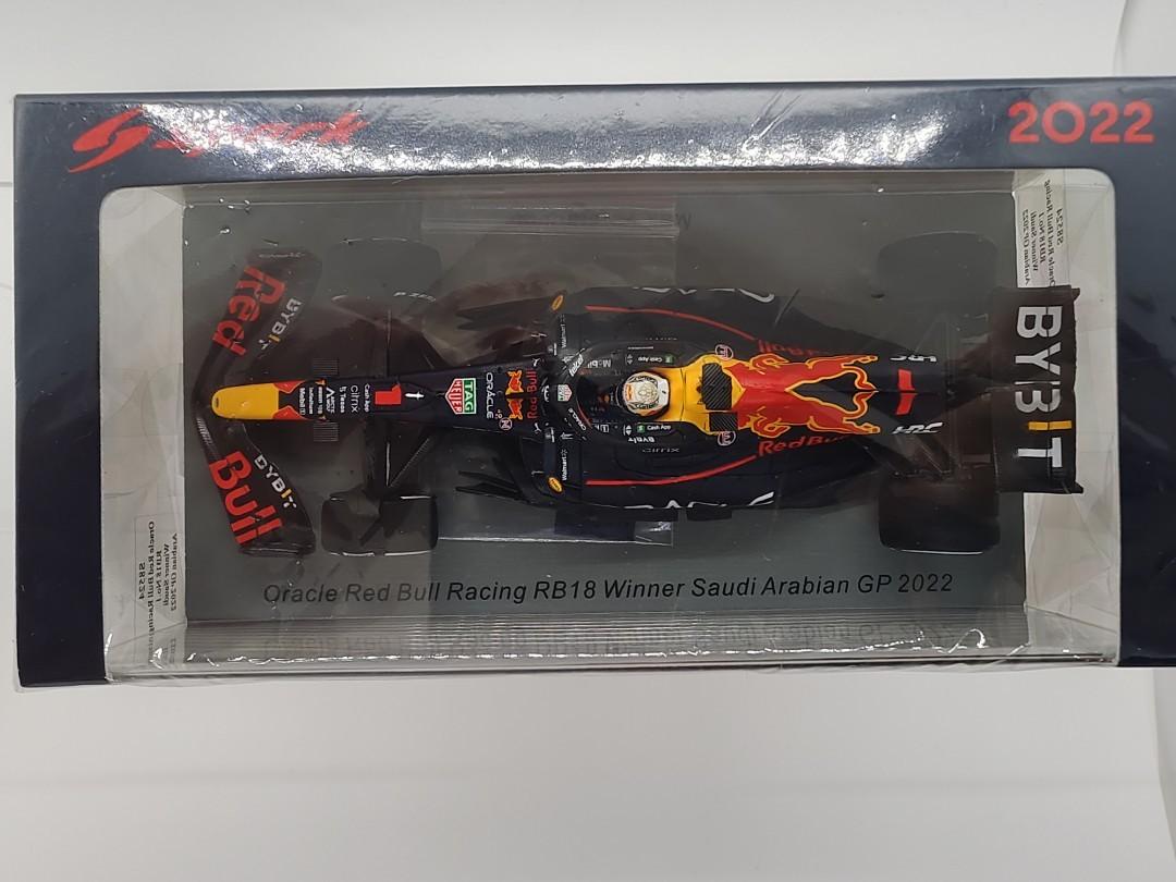 Spark F1 1/43 Red Bull Racing RB18 #1 Max Verstappen - Winner Saudi Arabian GP  2022, 興趣及遊戲, 玩具 遊戲類- Carousell