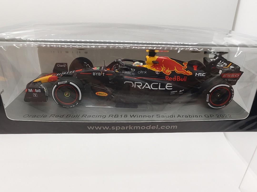 Spark F1 1/43 Red Bull Racing RB18 #1 Max Verstappen - Winner Saudi Arabian  GP 2022, 興趣及遊戲, 玩具 遊戲類- Carousell