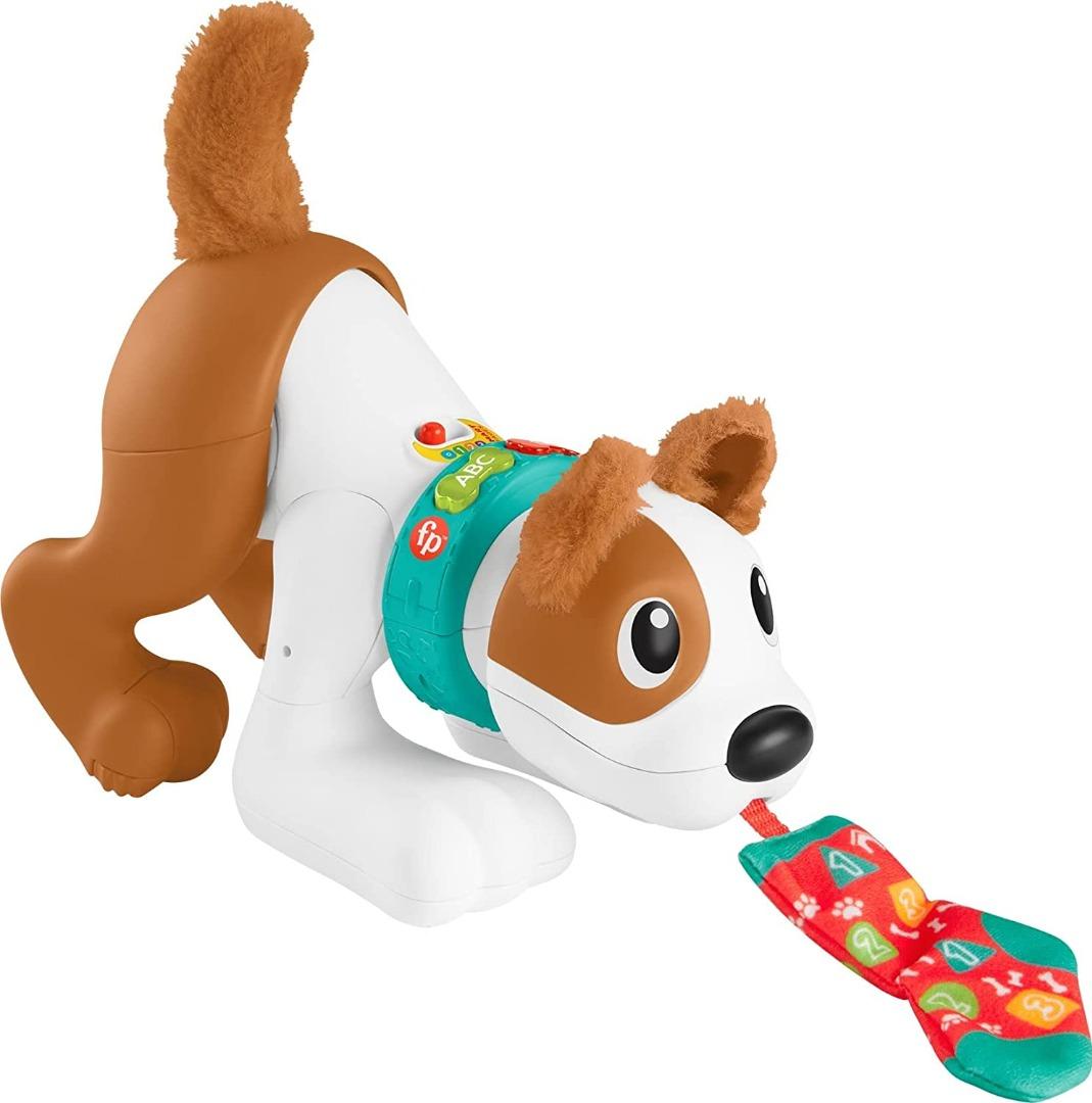 Electronic top puppy toy