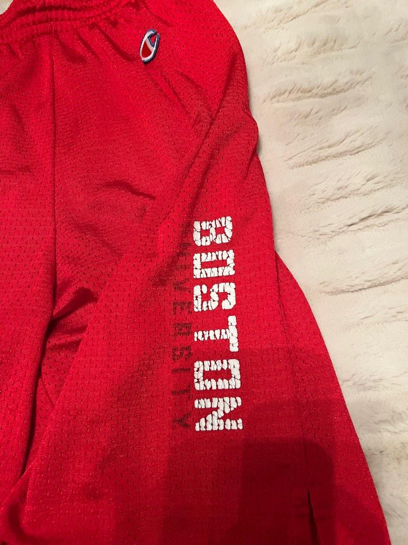 Red Champion Shorts Men s Fashion Activewear on Carousell