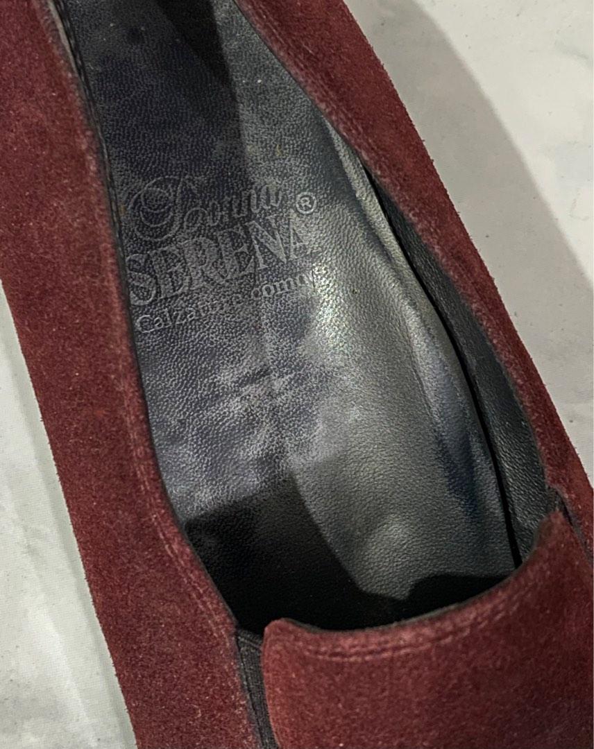 Red Velvet Shoes, Women's Fashion, Footwear, Loafers on Carousell