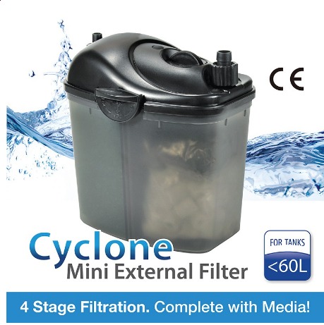 [Resun] CYCLONE CY20 Mini Aquarium External Filter, Pet Supplies, Homes ...