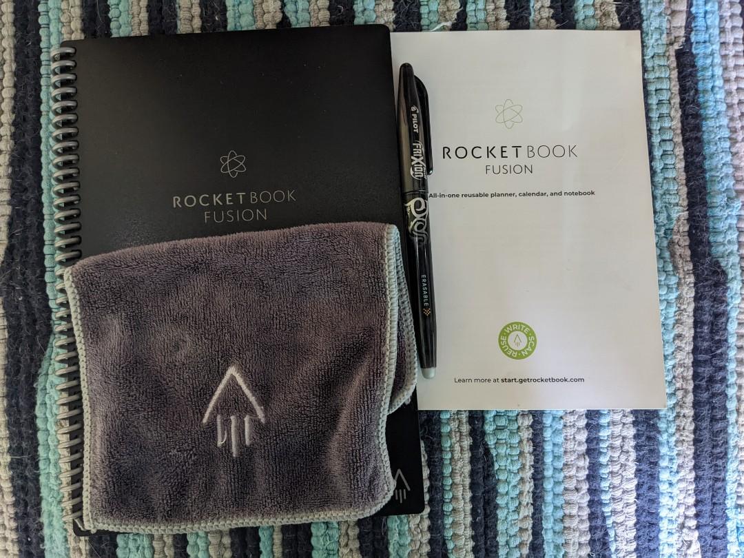 Rocketbook Fusion Smart Reusable Notebook, Hobbies & Toys, Stationary