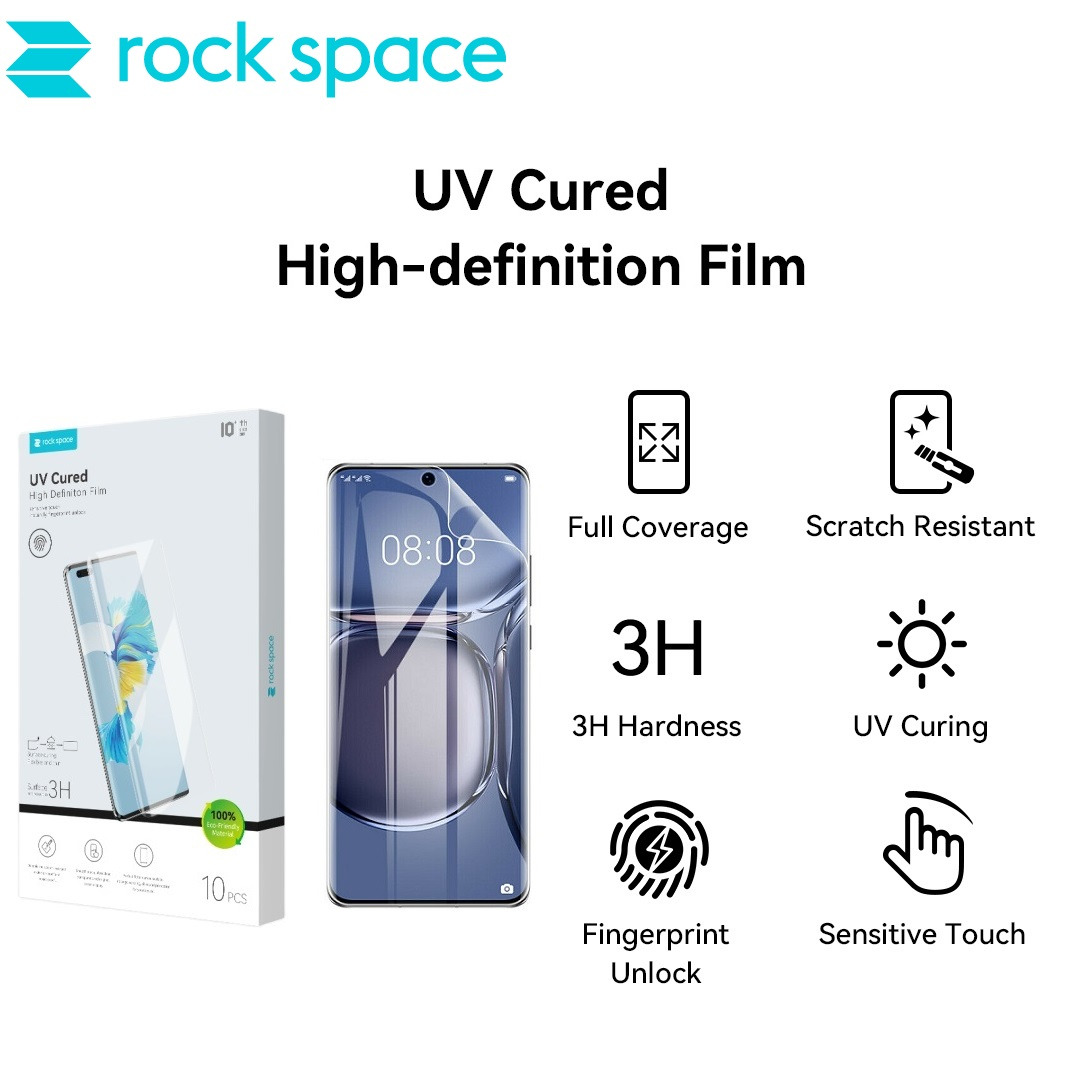 Rockspace UV Cured Film aka ( Glass alike Film ) Protector, Mobile