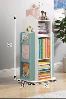 Rotating bookshelf