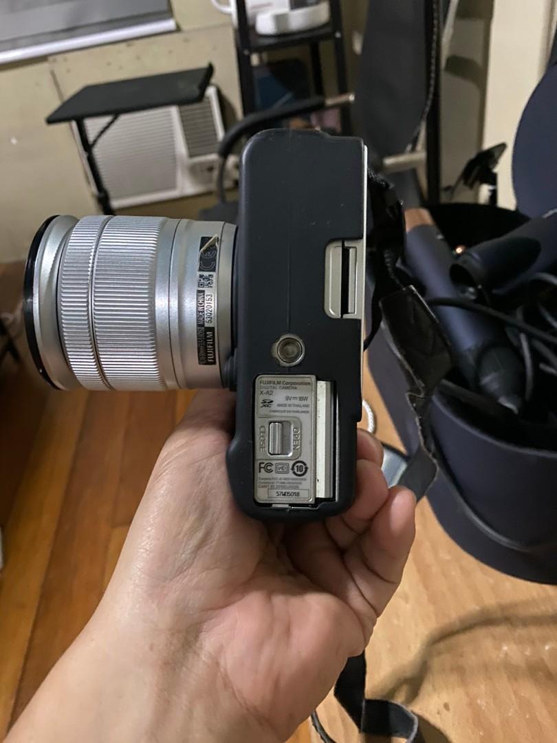 sale!!!fujifilm x-A2 complete set (Category: Cameras) located in Quezon City. Submitted by jffoshop (Listing ID 1188001315, Image 3). Description: fujifilm x-a2 complete set w/ box silicon cover extra battey. and also need cleaning..