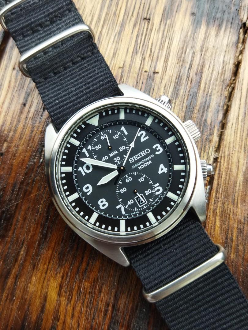 Seiko SNN231 Military Chrono