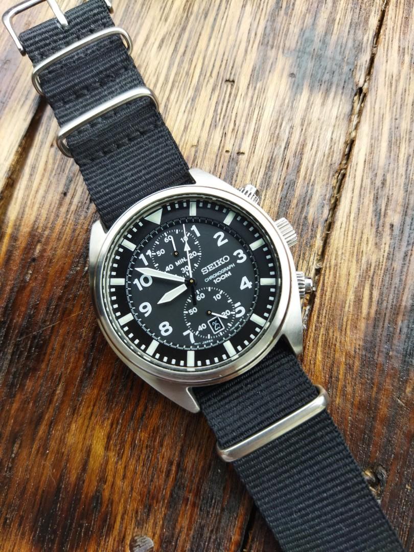 Seiko SNN231 Military Chrono