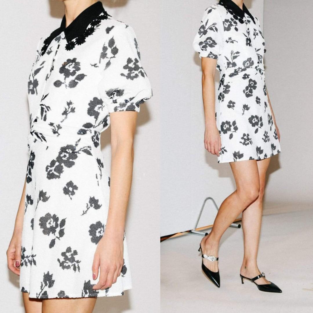 Self portrait floral sequin dress 2025