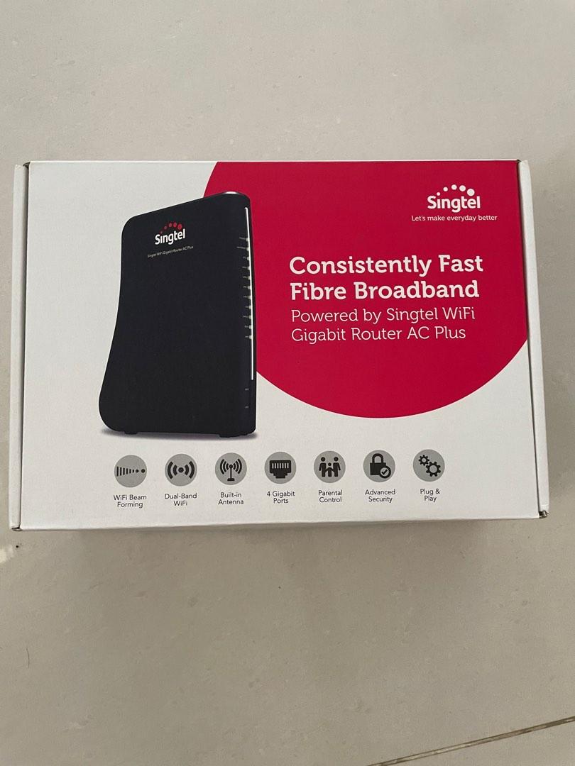 SingTel DualBand Router & Optical Network Router, Computers & Tech ...