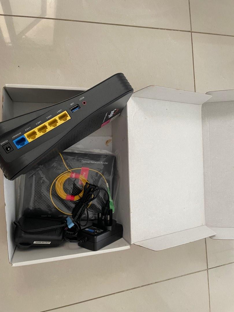 SingTel DualBand Router & Optical Network Router, Computers & Tech ...