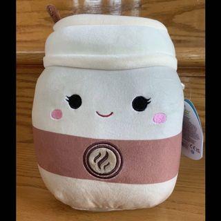 Squishmallow 8” Coffee Starbucks inspired Mocha Latte Drink ☕️ 8 inch beige brown chocolate starbucks tumbler cup collectors plush soft toy squishy kellytoy plushie💥100% AUTHENTIC