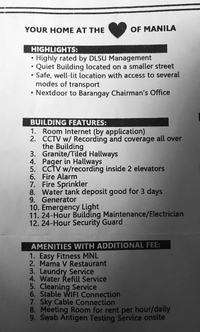 Studio type, fullyfurnished condo unit at Providence Tower Leon Guinto