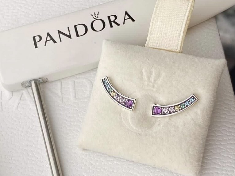 Pandora multi coloured arches earrings new arrivals