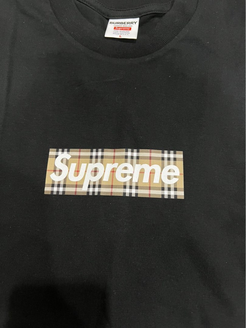 Supreme burberry bogo store