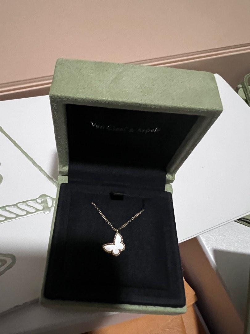 Sweet Alhambra Butterfly Pendant from Van Cleef Arpels