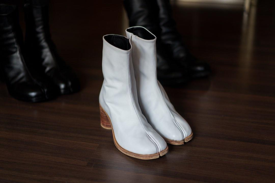 Tabi leather Boots white Margiela alternative EU 35 37