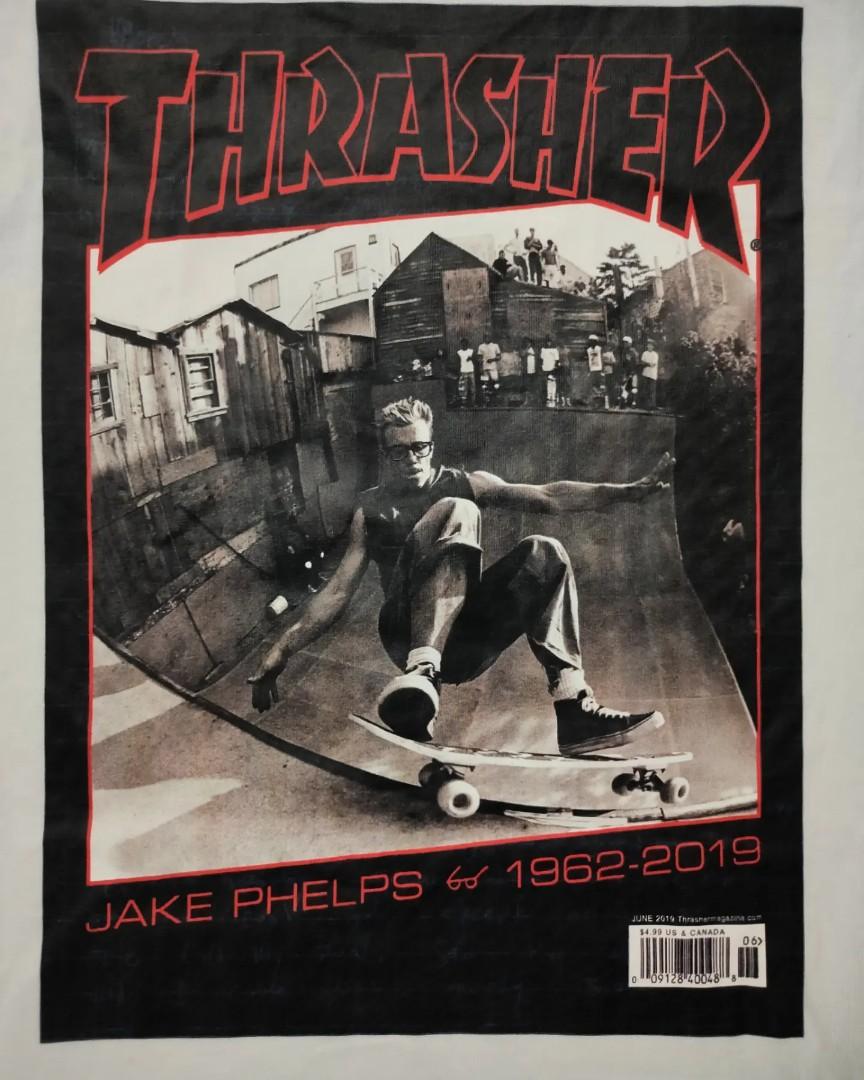 THRASHER JAPAN PRO SKATER SERIES JAKE PHELPS 1962 2019 Men s
