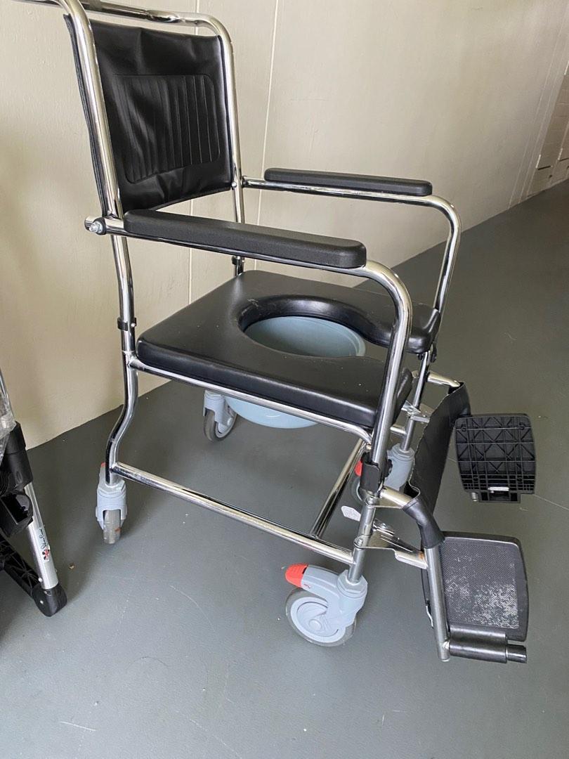 Toileting / Showering wheelchair for blessing, Health & Nutrition, Assistive & Rehabilatory Aids