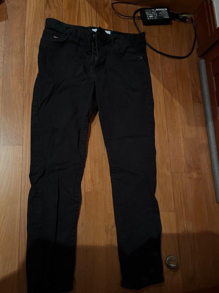 tommy hilfiger black jeans