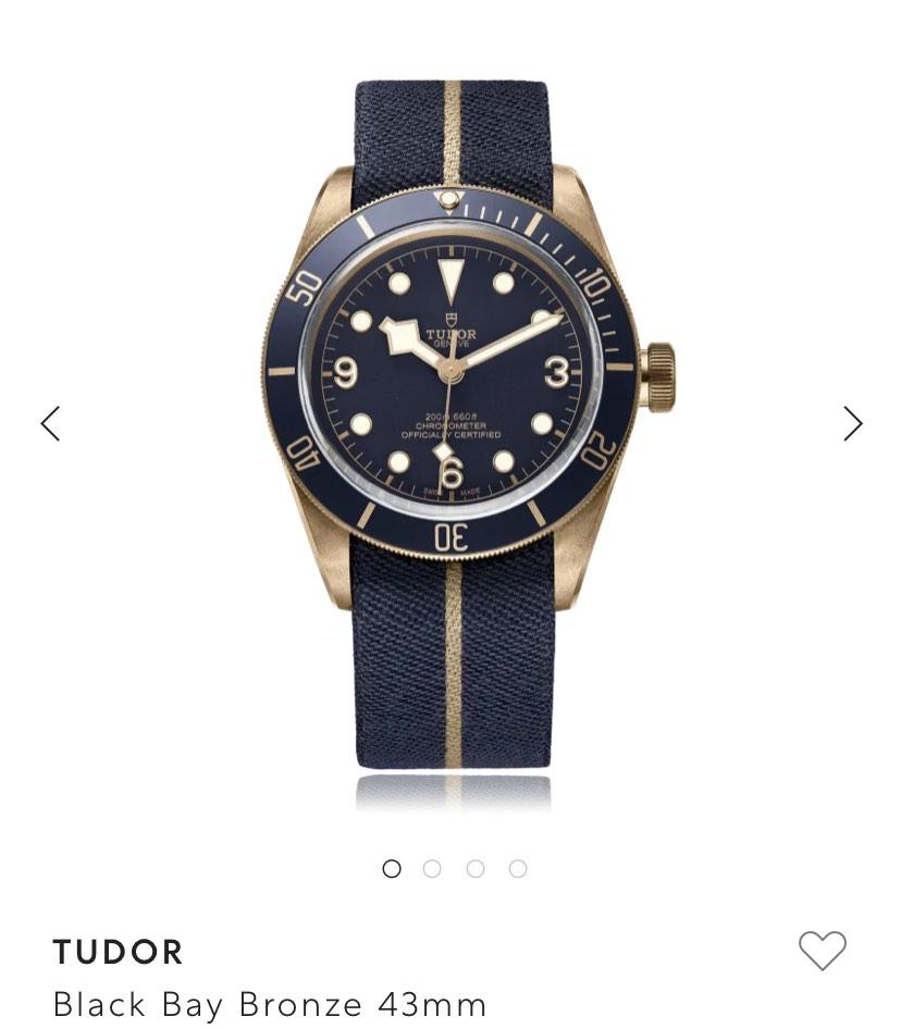 Tudor Black Bay Bronze Bucherer Blue Luxury Watches on Carousell