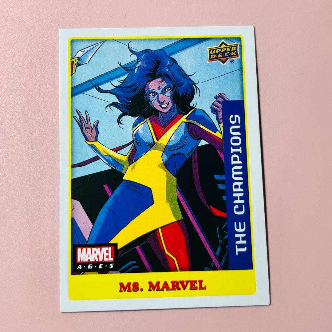Upper Deck Marvel Ages Ms. Marvel Original Art Sketch Card - Php 99 (Category: Comics & Manga) located in Davao. Submitted by pandorastoybox (Listing ID 1192927273, Image 1). Description: Upper Deck Marvel Ages Ms. Marvel Original Art Sketch Card - Php 99.