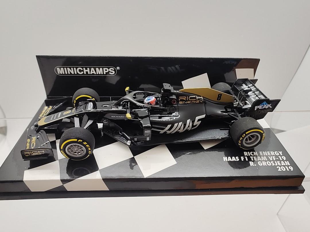 超稀有Minichamps F1 1/43 Rich Energy Haas F1 Team VF-19 #8 R