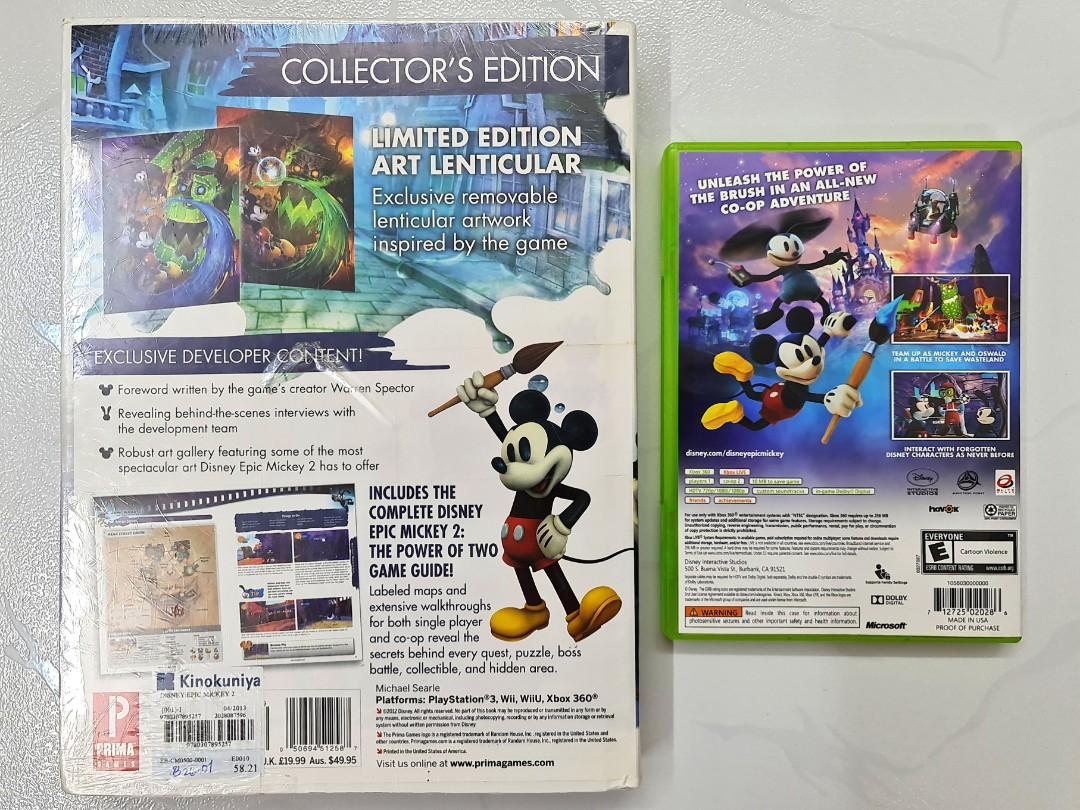 Epic mickey on sale 2 collector's edition