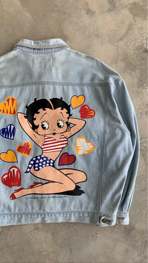 Betty boop denim jacket hotsell