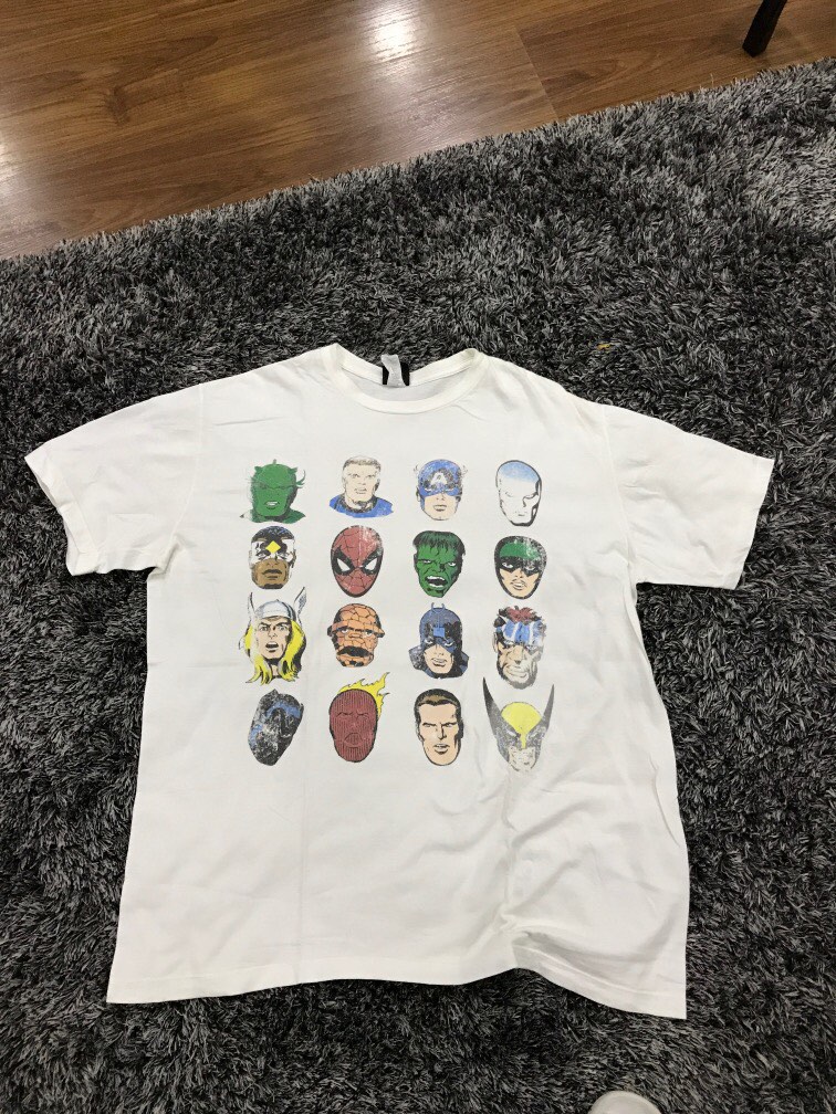 Vintage Marvel Shirt : Vintage Vintage 90s Marvel All Over Print Tee Shirt