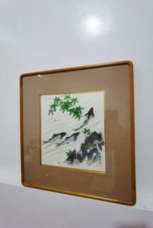 Vintage Oriental art wall decor