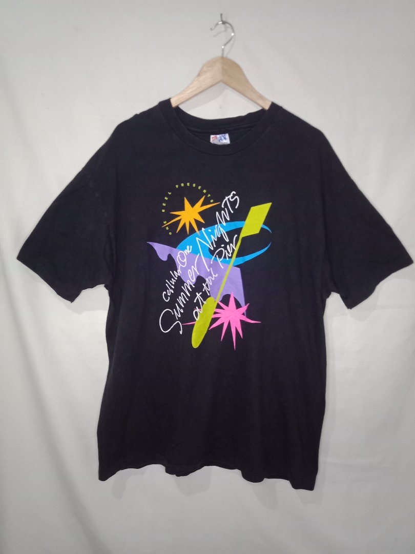 T-shirt Vintage 1992 Alice In Chains - Taille L, Noir, Occasion Bon état, Bande Déchirée