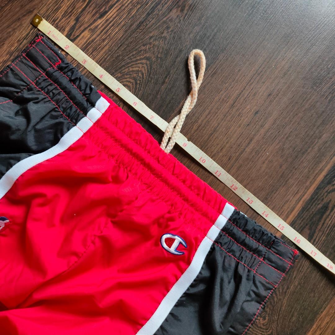 90's White Detroit Pistons Men's Tearaway Pants by Champion
