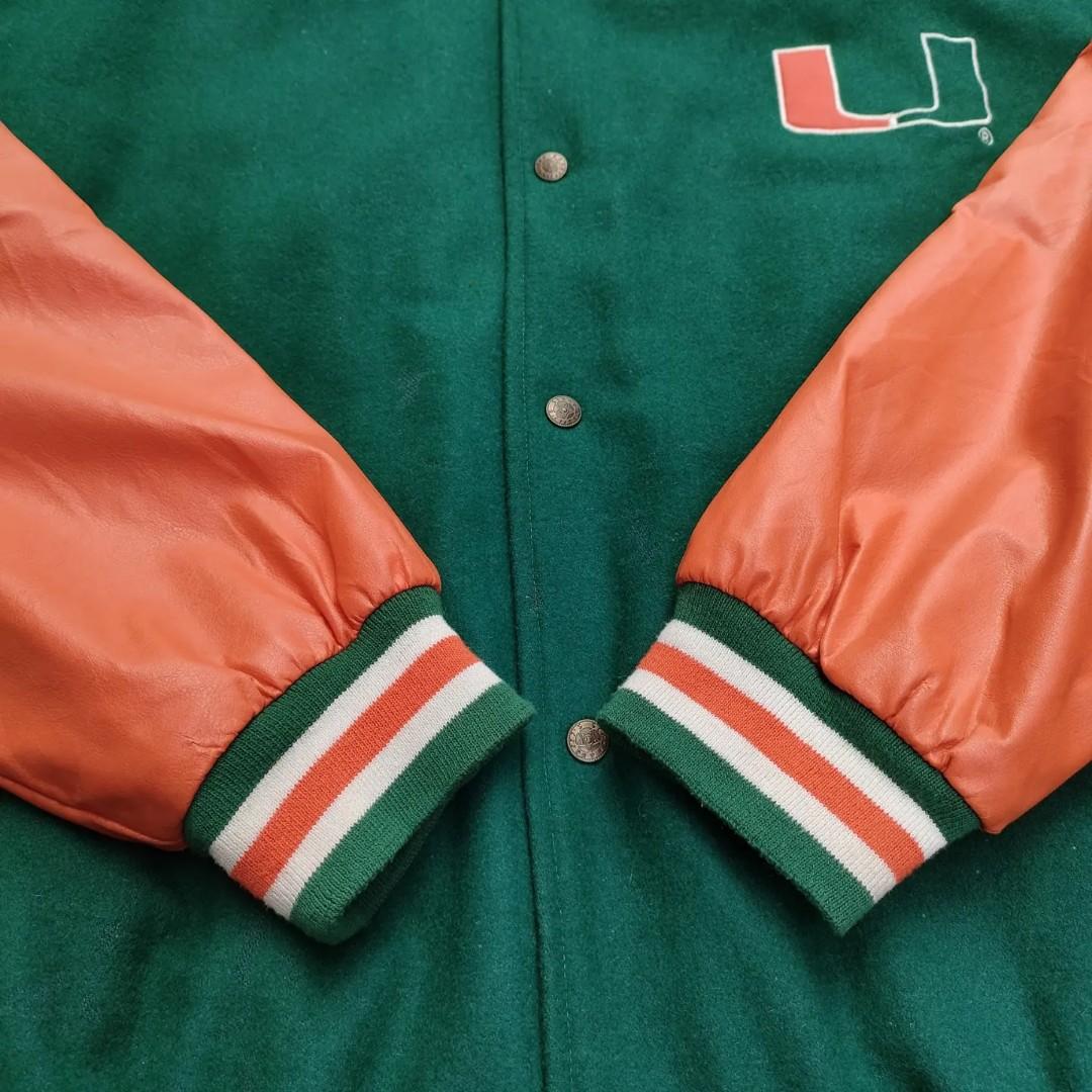 Vintage University of Miami Hurricanes Varsity Jacket, Men's Fashion, Coats, Jackets and 