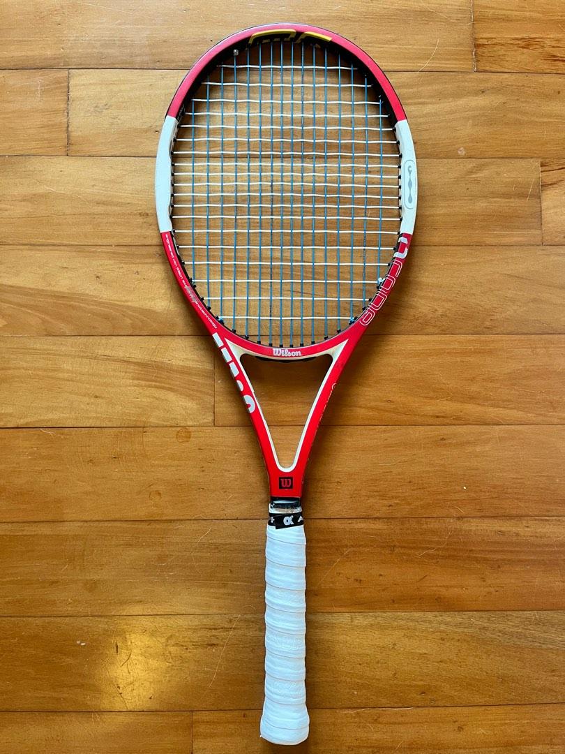 Wilson prostaff ncode six one tour 90 (4 1/4) tennis racket for sale