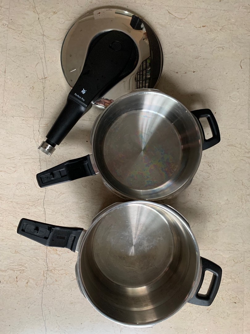 WMF Perfect Pro pressure cooker set, Furniture & Home Living