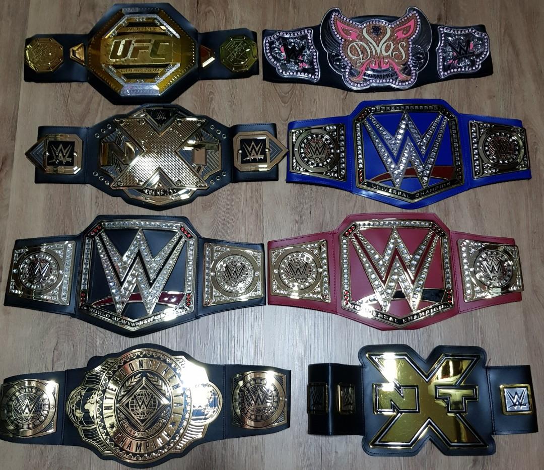 Wrestling Toy Belts WWE TNA WCW Mattel Jakks AEW