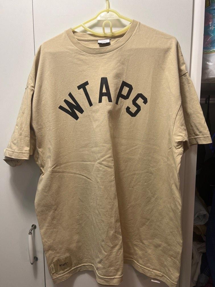 Wtaps Tee locker SS cotton beige size 4 extra large, 男裝, 上身及